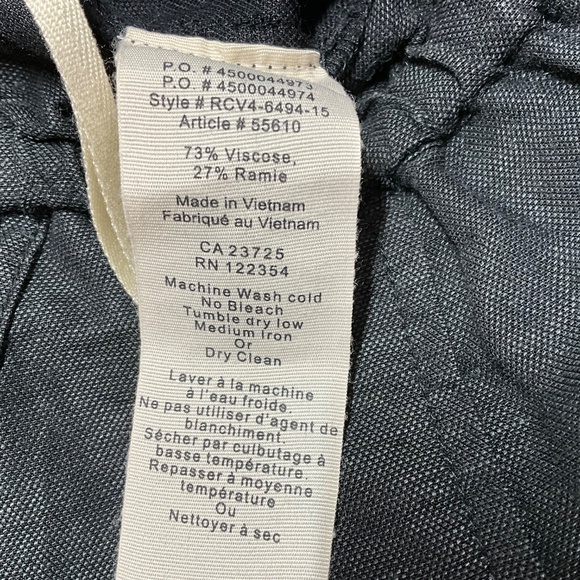 Aritzia Wilfred Viscose/Ramie blend joggers, stretch waist with drawstring - Picture 7 of 7